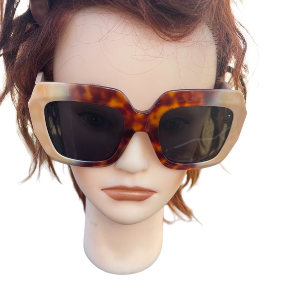 GUCCI 1022s 003 Beige Havana GG Women's Sunglasses - Picture 2 of 16